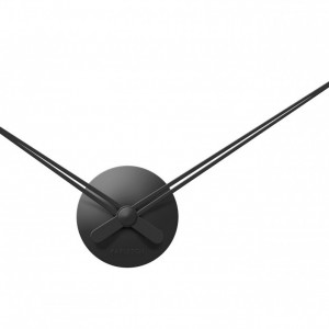 Ceas de perete Mini Sharp, negru, d. 44cm