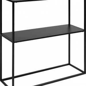 Comodă Newton, metal, negru, 80 x 80 cm - Img 3