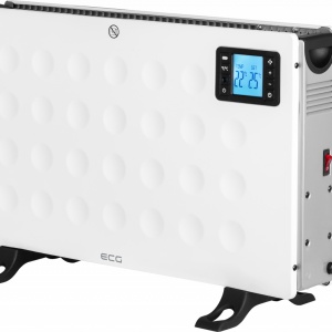 Convector electric de podea ECG TK 2080 DR alb, 2000 W, 3 trepte, termostat, LCD - Img 3