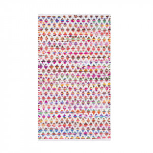 Covor Arakli, bumbac, multicolor, 80 x 150 cm - Img 3