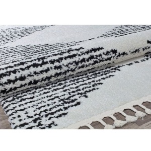 Covor CosmoLiving Cosmopolitan, textil, alb/negru, 240 x 320 cm