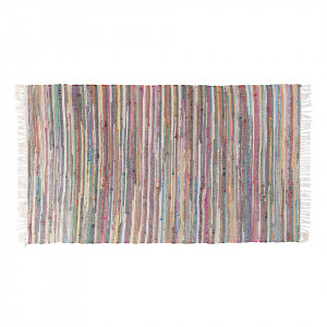 Covor Danca, tesut manual, multicolor deschis, 80 x 150 cm - Img 2