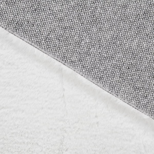 Covor din blană artificială Caroline alb, 80x150 - Img 3