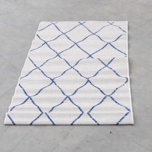 Covor Gala Lm, textil, alb/albastru, 120 x 170 cm - Img 6