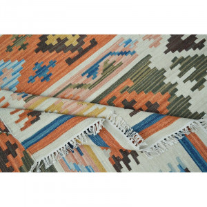 Covor Kilim, lana, multicolor, 170 x 230 cm - Img 5