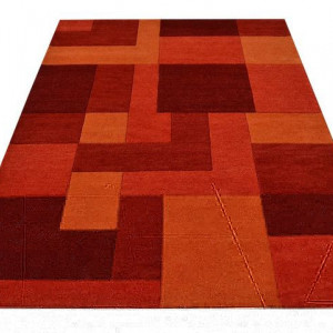Covor Theko Exclusiv_GW, textil, rosu, 300 x 400 cm