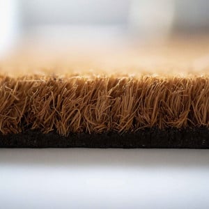 Covoras de intrare Generisch, fibra de cocos, maro/negru, 45 x 75 cm - Img 5