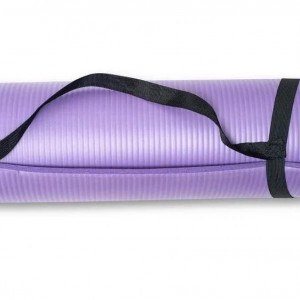 Covoras de yoga Fuxion, PVC/spuma, mov, 183 x 61 x 2,5 cm - Img 6