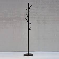 Cuier Tree din oțel, negru, 170cm H - Img 5