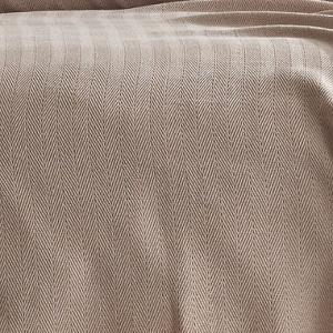 Cuvertura de pat cu ciucuri, bumbac 100%, 200x220 cm, lavabil 40°C, bej - Verificat A · Re-Bloom - Img 2