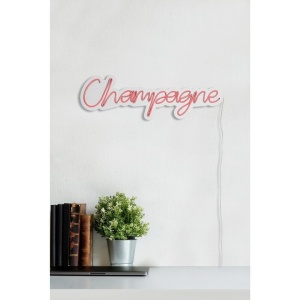 Decor de perte Re-Bloom, model Champagne, LED, roz, 60 x 18 cm - Img 3