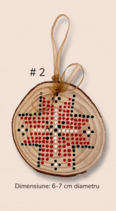 Decoratiune de Craciun Cross, d. 6-7 cm - Img 5