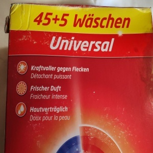 Detergent de rufe pudra Gama, Universal, 3in1, 3 kg, 50 spalari, Resigilat, Grad A - Img 3