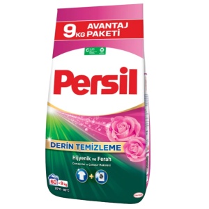 Detergent de rufe pudra Persil Magic of the Rose, automat, 60 spalari, 9 Kg