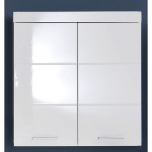 Dulap de baie suspendat Neema, alb, 77 x 73 x 23 cm