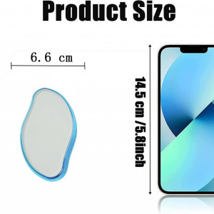 Epilator cu cristale nano Unmeadikca, albastru, 10,6 x 6,6 cm - Img 4