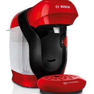 Espressor Bosch Tassimo Style TAS113E, 1400W, 3.3 bar, 0.7l, Autocuratare si decalcifiere, capsule, Rosu, Resigilat, Grad A