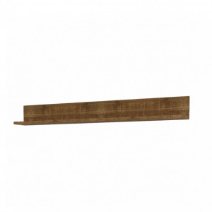 Etajera Atelier lemn de salcâm, maro, 130x15x15 cm