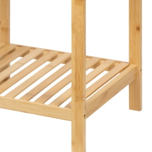 Etajera depozitare KL273, cu 5 rafturi, lemn, 33x37x140 cm, multifunctional, natur - Img 3