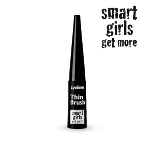 Eyeliner lichid Smart Girls Get More, Thin Brush, 4, 5 ml, Black