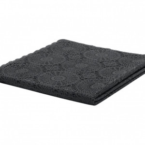 Față de masă Crochet, negru, 150x264cm