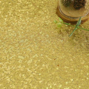 Fata de masa Umi, poliester/plastic, negru/auriu, 137 x 274 cm