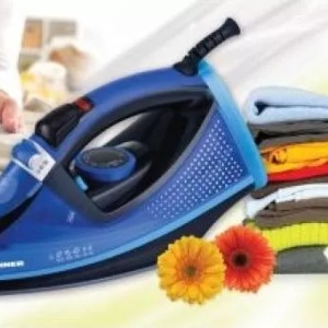 Fier de calcat Heinner HSI-2400LT, Putere 2400W, Talpa ceramica, Albastru - Img 3