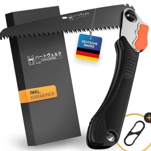 Fierastrau japonez pliabil HARDTWERK Alpha, cu blocare de siguranta, din otel carbon SK5, 210mm, resigilat - Img 1