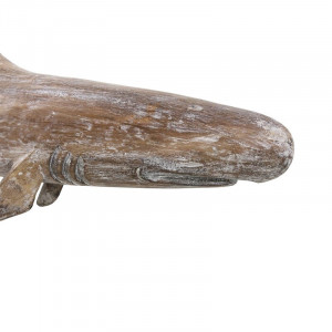 Figurina Rechin, lemn, maro, 35 x 105 x 13 cm - Img 4