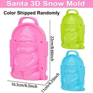 Forma pentru bulgari de zapada Pipihome, plastic, culoare aleatorie, 22 x 16,5 x 11 cm