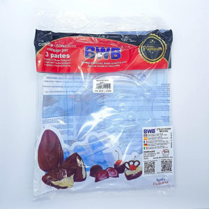 Forma pentru ciocolata BWB 10230, silicon/plastic, transparent, 18,5 x 24 cm - Img 4
