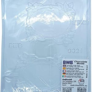 Forma pentru ciocolata BWB 9821, silicon/plastic, transparent, 18,5 x 24 cm - Img 2