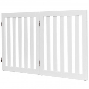 Gard pentru animale de companie Archie & Oscar, 2 panouri, MDF, alb, 60 x 101 x 1,5 cm
