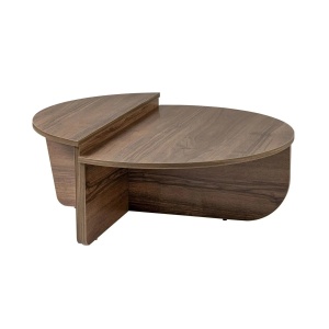 Hanah Home masuta de cafea, PAL melaminat, nuc, 90x60x30cm, Nuc - Verificat A · Re-Bloom
