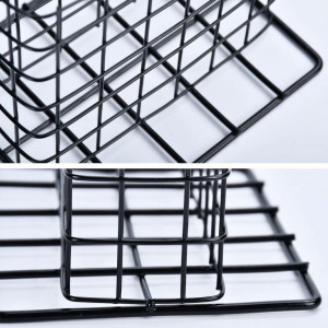 Hranitoare suspendata pentru pasari ALaPon, metal, negru, 13 x 10 x12 cm - Img 3