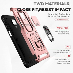 Husa de protectie ATISIJIE pentru Xiaomi Redmi Note 9S / 9 Pro / 9 Pro / 9 Pro MAX, TPU, roz 