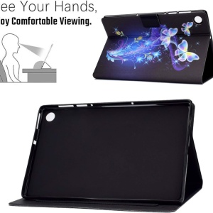 Husa de protectie flip pentru Samsung Galaxy Tab A8 2021 Onetheful, TPU/piele sintetica, multicolor, 10,5 inchi