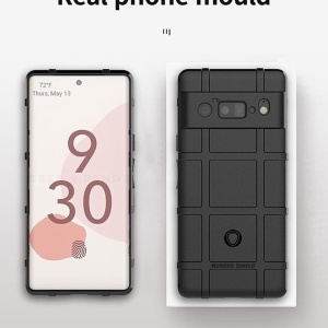 Husa de protectie pentru Google Pixel 6 Pro Brand Set Mobile, TPU, negru, 12 x 6 x 1,5 cm