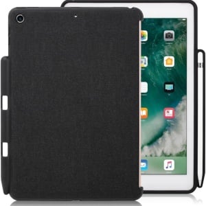 Husa de protectie pentru iPad 2017/2018 Khomo, TPU, negru, 9,7 inchi