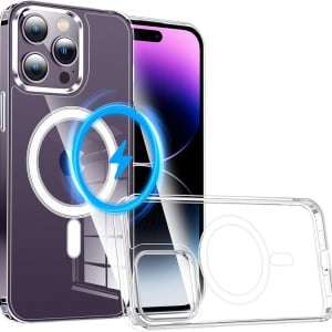 Husa de protectie pentru iPhone 14 Pro Quikbee, TPU, transparent, 6,1 inchi