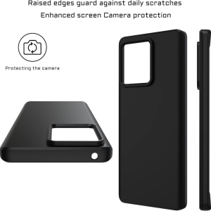 Husa de protectie pentru Motorola Edge 40 Pro Lemxiee, TPU, negru, 6,67 inchi