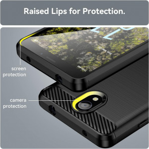 Husa de protectie pentru Nokia C100 YukeTop, TPU, negru