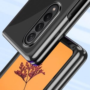 Husa de protectie pentru Samsung Galaxy Z Fold YukeTop, TPU, argintiu, 2,8 inchi