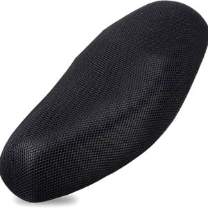 Husa de protectie pentru saua motocicletei Jingming, poliester, negru, 85 x 52 cm