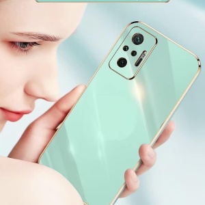 Husa de protectie pentru Xiaomi Redmi Note 10 Pro Atisijie, TPU, verde/auriu, 6,67 inchi