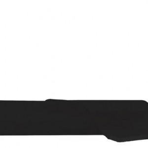 Husa de saltea, bumbac, negru, 180 x 200 cm