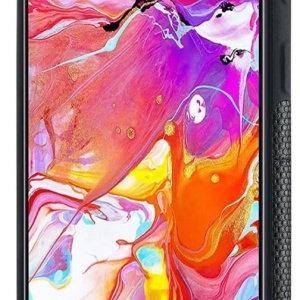 vHusa slim pentru Samsung Galaxy A50 Sibada, TPU/piele, negru, 6,4 inchi