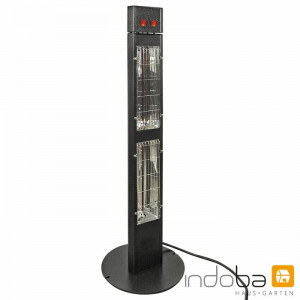 Incalzitor electric, aluminiu, negru, 114 x 35 x 35 cm - Img 2