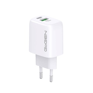 Incarcator de retea GoGEN ACHPDQ 220, 1 x USB-C 20W, 1 x USB-A 18W, alb - Img 3