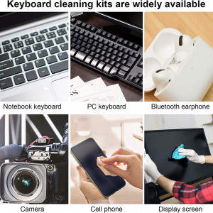 Kit de accesorii pentru curatare laptop/PC Ytesky, plastic/metal/textil, multicolor, 14 piese - Img 5